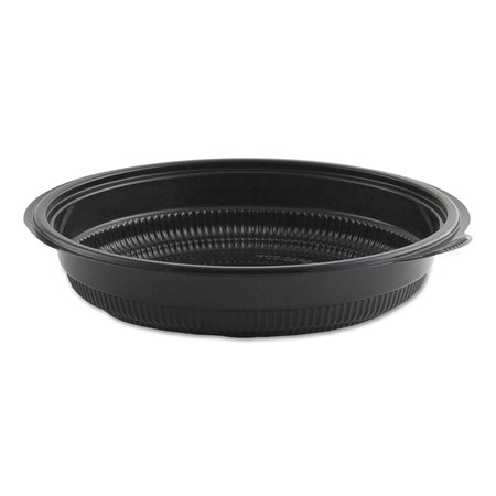 ANCHOR PACKAGING MicroRaves Incredi-Bowl Base, 24 oz, 8.5 dia x 1.51h, Black, PK150 4608524